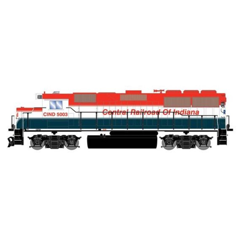 Athearn RTR 1510 HO Scale EMD GP50 Central Railroad of Indiana CIND 5003 DC