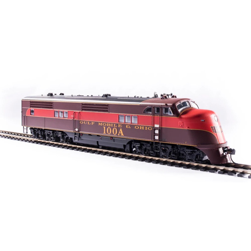 DEL BLI 6905 HO Scale EMC E1A Diesel Gulf Mobile & Ohio GM&O 100A Paragon4 (Sound/DC/DCC)