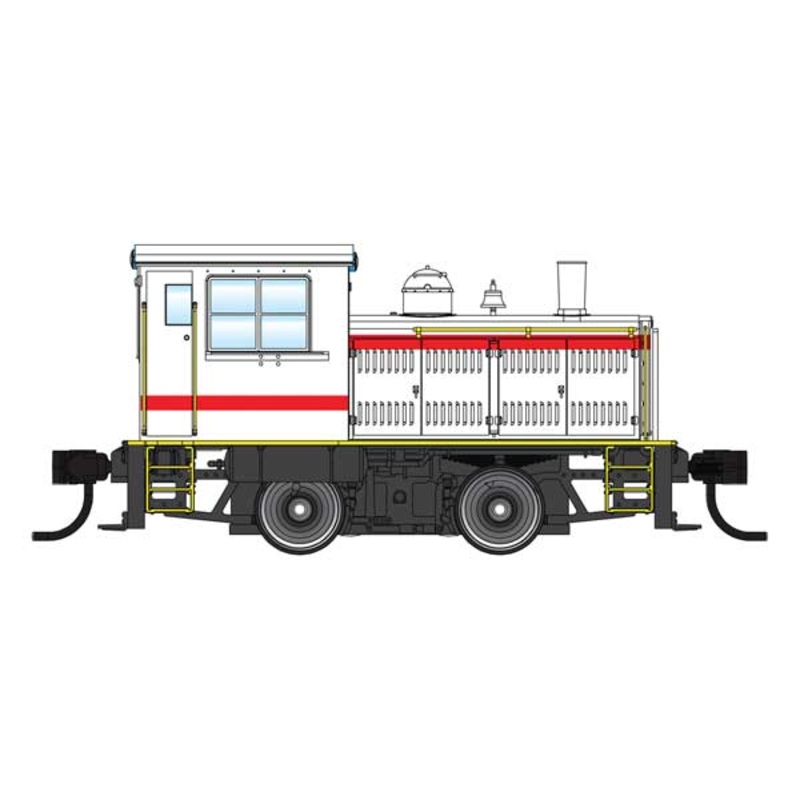 Walthers 910-20020 Plymouth ML-8 Switcher White with DCC