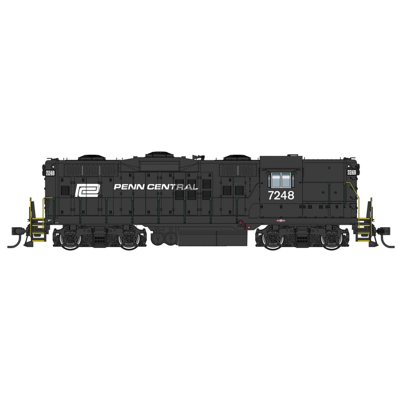 Walthers Proto 920-49732 HO Scale EMD GP9 Penn Central PC 7257 - DC