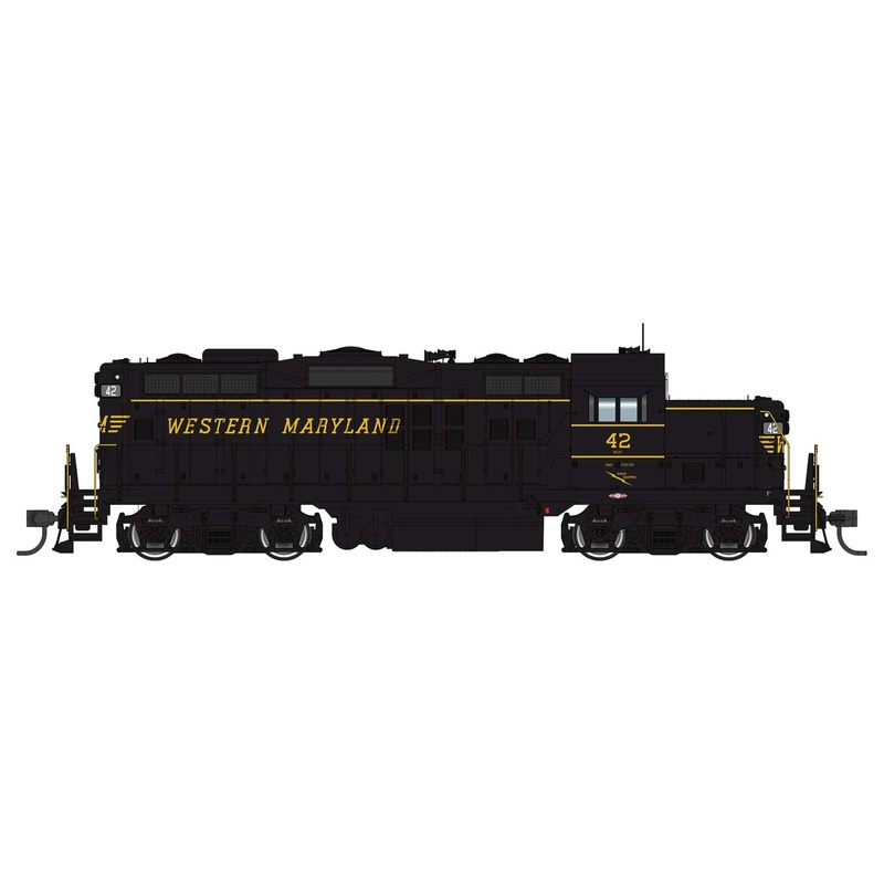 Walthers Proto 920-49735 HO Scale EMD Chop Nose GP9 Western Maryland WM 42 - DC