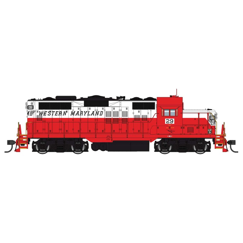 Walthers Proto 920-49738 HO Scale EMD Chop Nose GP9 Western Maryland WM 38 - DC