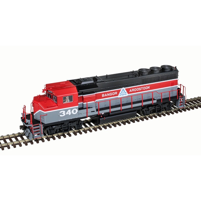 Atlas 10004388 HO Scale GP40-2W Diesel Bangor & Aroostook BAR 343 - DC (Fantasy Scheme)