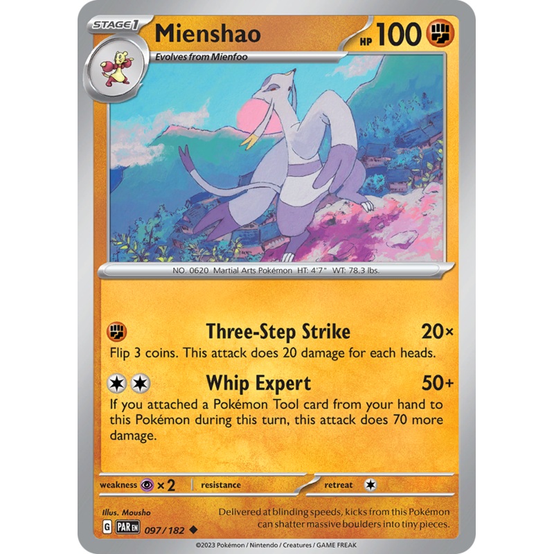 Mienshao (097/182) [Scarlet & Violet: Paradox Rift]