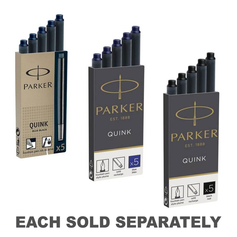 Cartouche  encre permanente Parker (5pk)