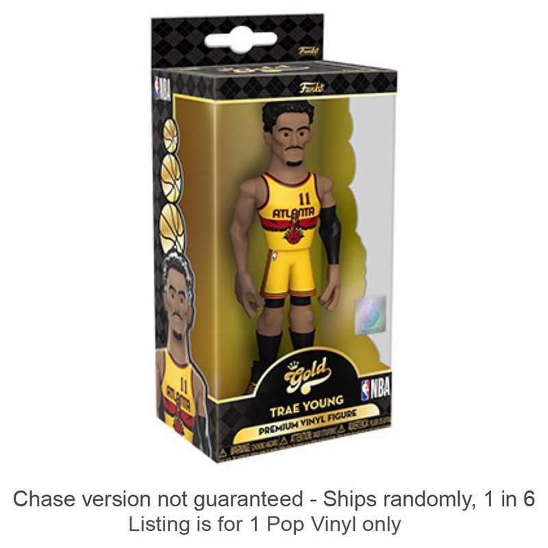 NBA Trae Young Alt Uni 5 "Vinyl Gold Chase Ships 1 sur 6