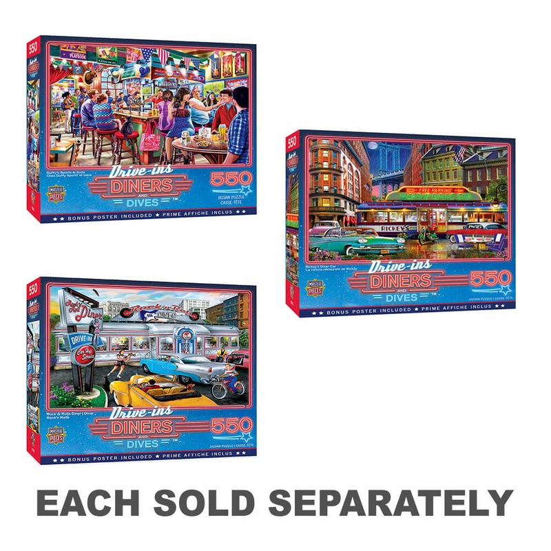 Puzzle Drive-Ins Diners & Dives 550pc